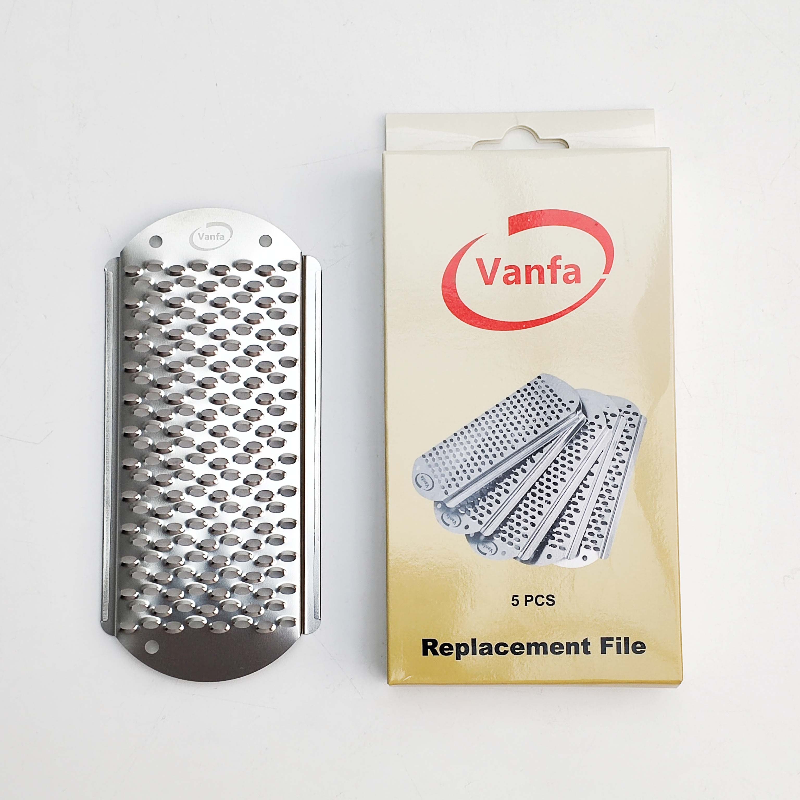 Vanfa Pedicure Foot File Callus Remover - Replacement blade (Pack of 5)