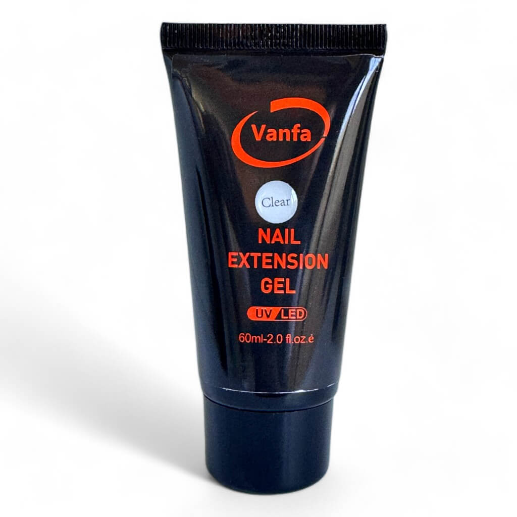 Vanfa Nail Extension Gel polygel 2 Oz Tube (Clear)