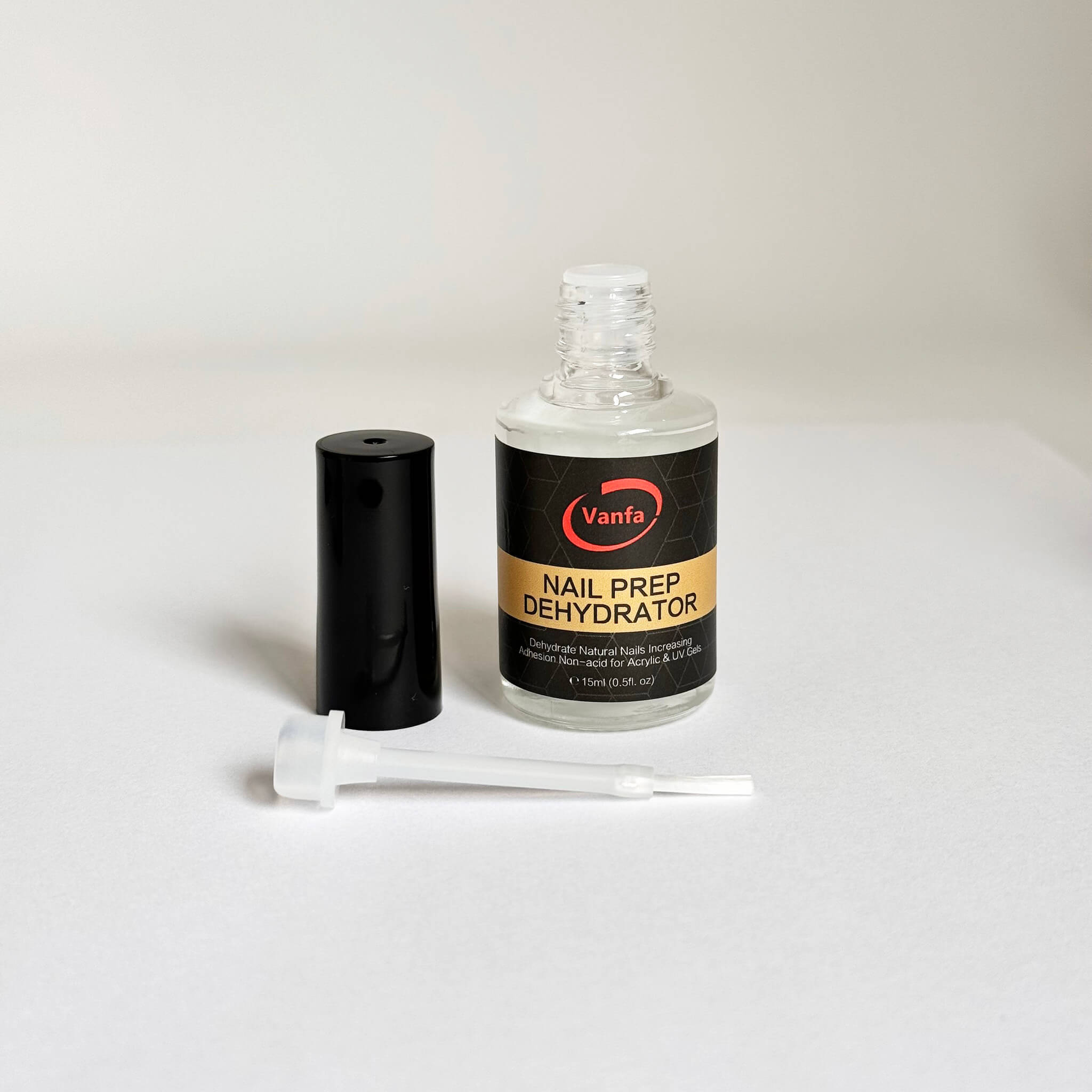 Vanfa Nail Prep Dehydrator + Acid-Free Primer for Acrylic and Gel Nail Polish Set
