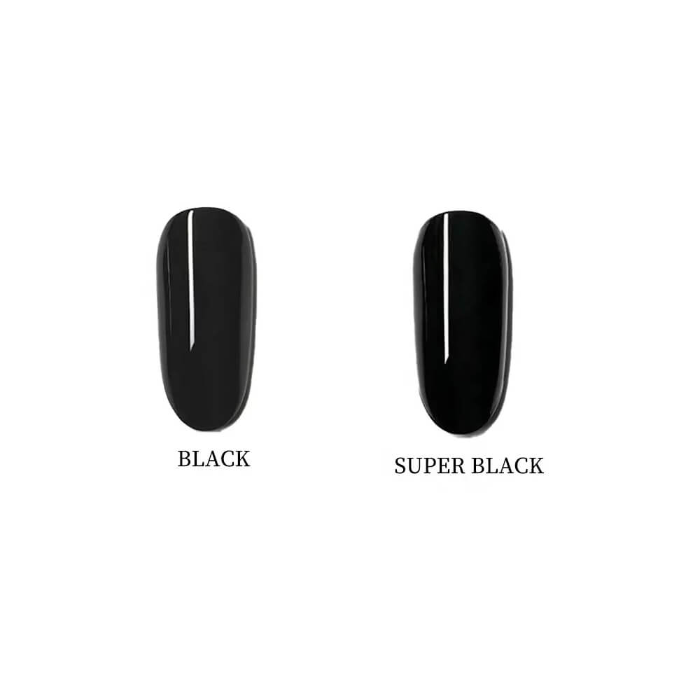 VANFA Soak Off Gel 0.5 Oz Super Black SB001