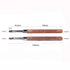 Vanfa Gel Nail Brush set for Builder Gel, Polygel, Hard Gel, Nail Painting (1 Oval + 1 Sqaure) #79038